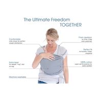 Baby Sense Wrap Carrier - Grey